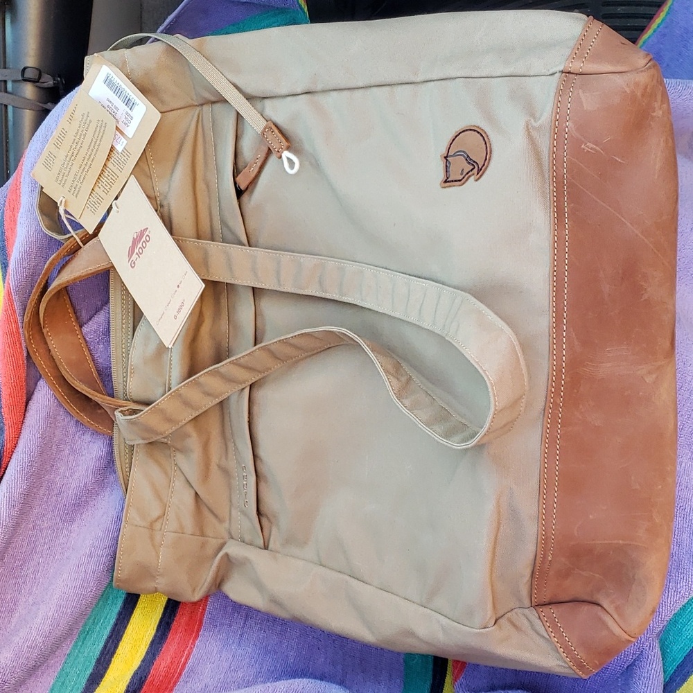 New G 1000 Fjallraven Totepack No 2 backpack bag carry on
